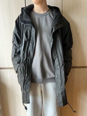 Barbour waxed cotton raincoat